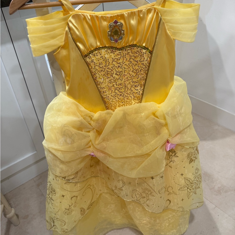 Disney Belle Yellow Princess Dress for Kids